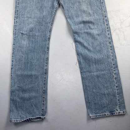 Levis 501 Vintage Y2K XX Straight Leg Jeans Blue Light Wash 38x36 Act 38x36