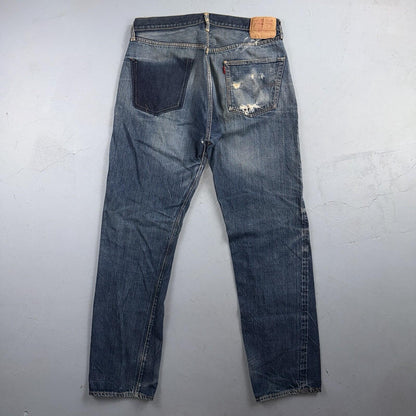 Levis 501 Big E Vintage 60s Redline Selvedge USA XX 1960s Jeans 66 Act 35x33