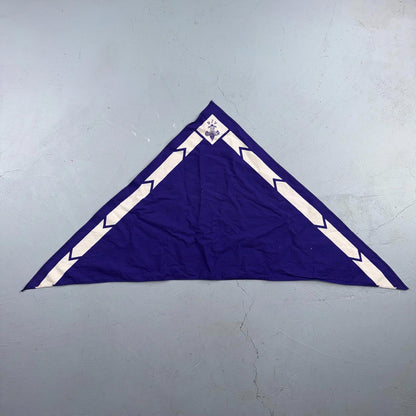 Vintage Purple Boy Scouts of America Neckerchief Bandana Scarf BSA 60s
