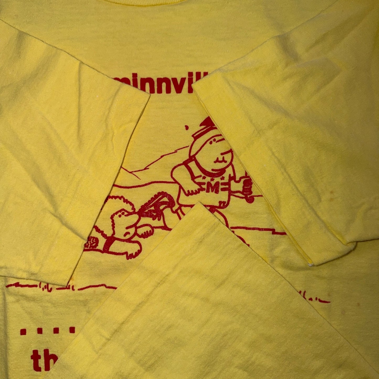 1970s Joggers Have Right Way VTG T Shirt 70s Nike Era McMinnville Oregon Waffle