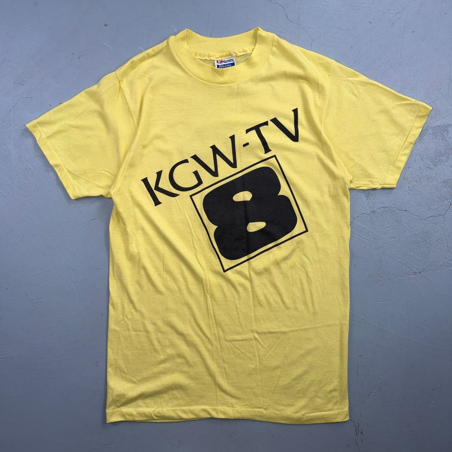 Channel 8 KGW TV 80s VTG T Shirt Portland Oregon Olympics Rare Single Stitch USA