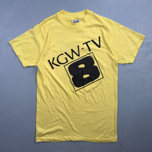 Channel 8 KGW TV 80s VTG T Shirt Portland Oregon Olympics Rare Single Stitch USA
