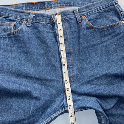 Levis 501 Vintage 80s USA XX Straight Leg Jeans Blue Med Wash 40x32 Act 39x29