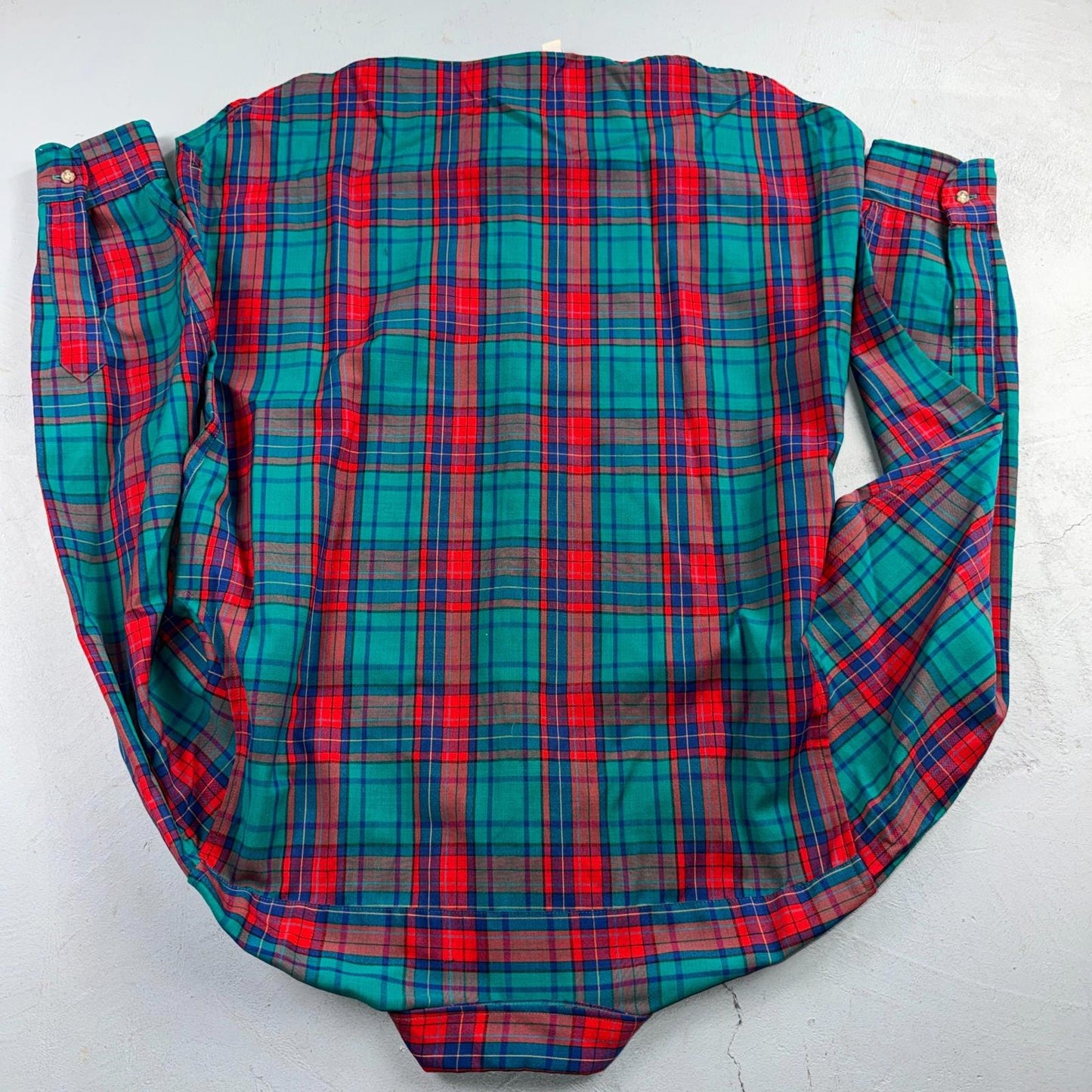 Pendleton VTG USA Made Virgin Wool BF LS Flannel Blue Red Turquoise Sz XL