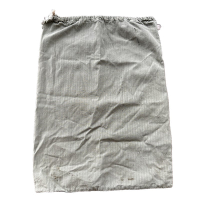 VTG WWII HBT Garment Laundry Bag Military Denim 1940s 40s 50s Stencil