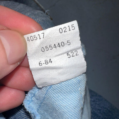 Levis 517 Vintage 80s USA Orange Tab Bootcut Flare Blue Worn Jeans Act 32x30