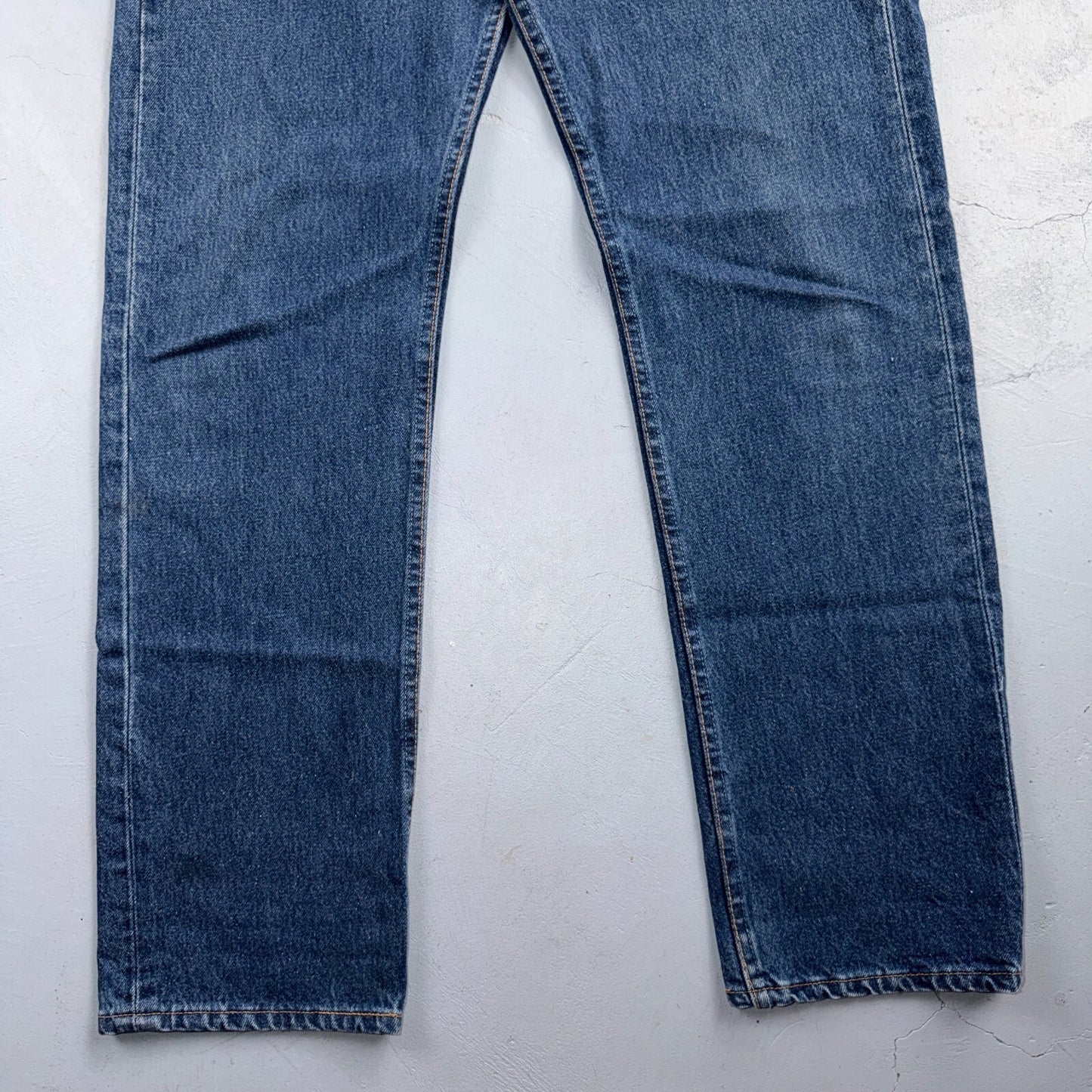 Levis 501 Vintage 90s USA XX Straight Leg Jeans Blue Med Wash 33x32 Act 33x31