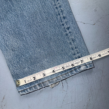 Levis 501 Vintage 80s USA XX Straight Leg Jeans Blue Light Wash 38x36 Act 36x32