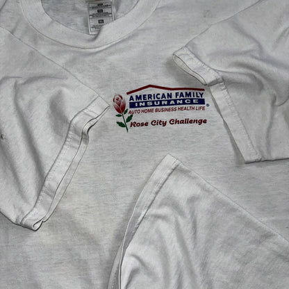 Portland Rose City 2000 Challenge VTG T Shirt Gymnastics Oregon Insurance Family