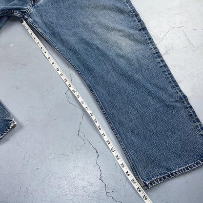 Levis 501 Vintage 90s Mex XX Straight Leg Jeans Blue Light Wash 56x32 Act 50x28