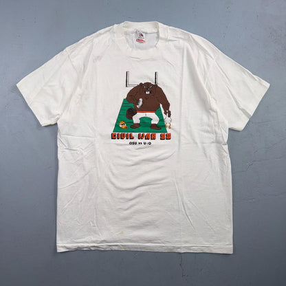 OSU Civil War 1988 FOTL VTG T Shirt Single Stitch 80s USA Ducks Beavers XL