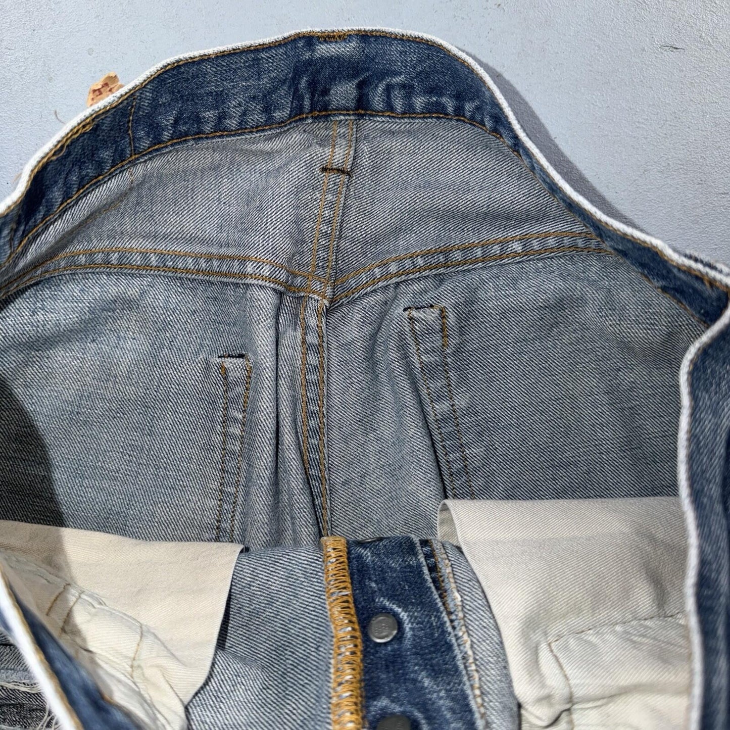 Levis 501 Vintage 70s SS Redline Selvedge USA XX Jeans Light Wash 32x28 Skinny
