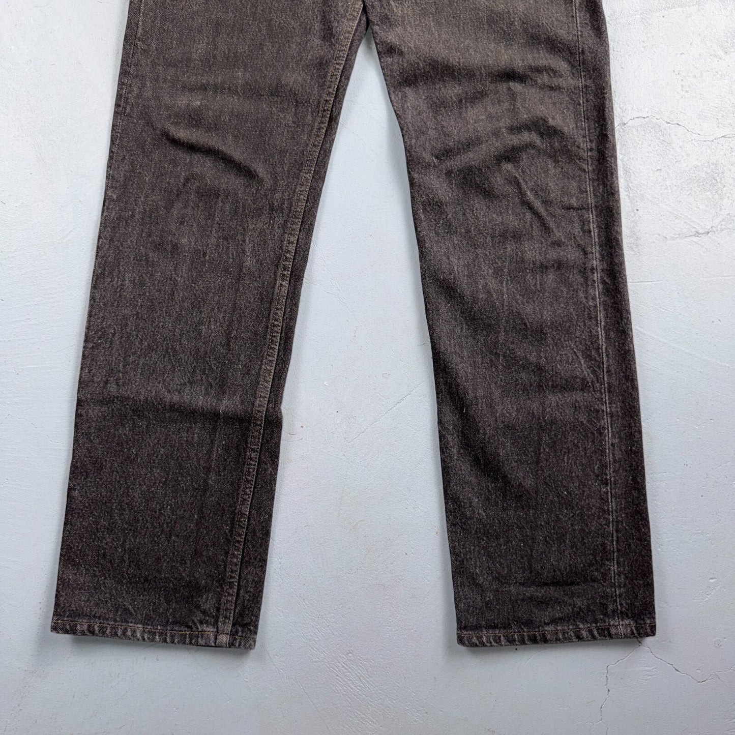 Levis 501 Vintage 80s USA XX Straight Leg Jeans Black Light Wash 30x32 Act 29x31