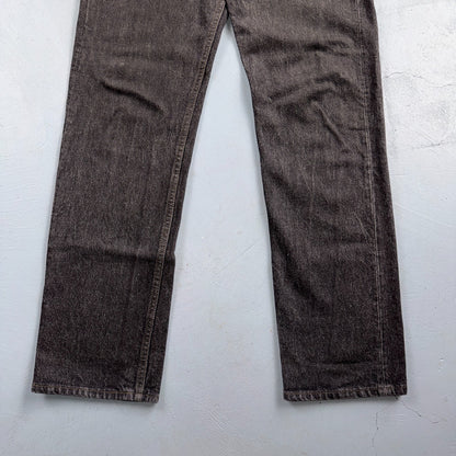 Levis 501 Vintage 80s USA XX Straight Leg Jeans Black Light Wash 30x32 Act 29x31