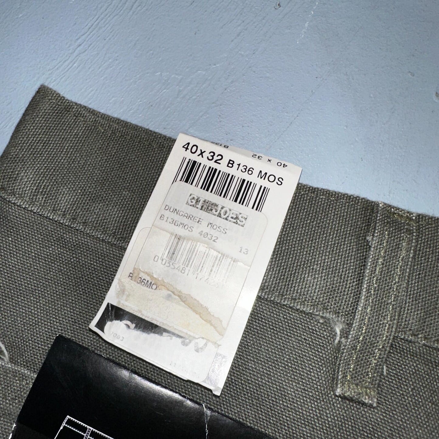 Carhartt NWT VTG Double Knee Carpenter Pants Y2K B01 B136 MOS Green 40x32 DS