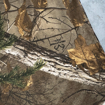 Realtree Camo Short Sleeve VTG Style T Shirt Hunting Trees Camoflauge Y2K Sz XL