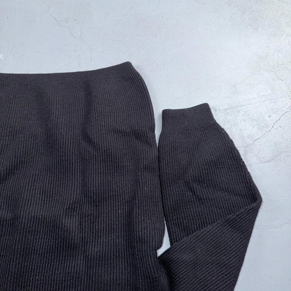 Montant Pull Wool Ski Sweater VTG 60s Blue Stripe Made in France Mens Rockabilly