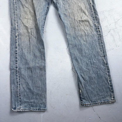 Levis 501 Vintage Y2K XX Straight Leg Jeans Blue Light Wash 36x34 Act 35x31