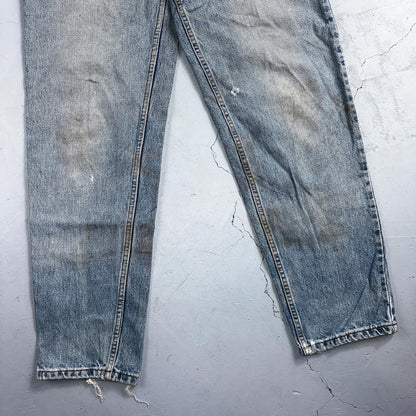 Levis 560 Vintage 90s Canada Red Tab Loose Fit Tapered Leg Blue Jeans 31x34