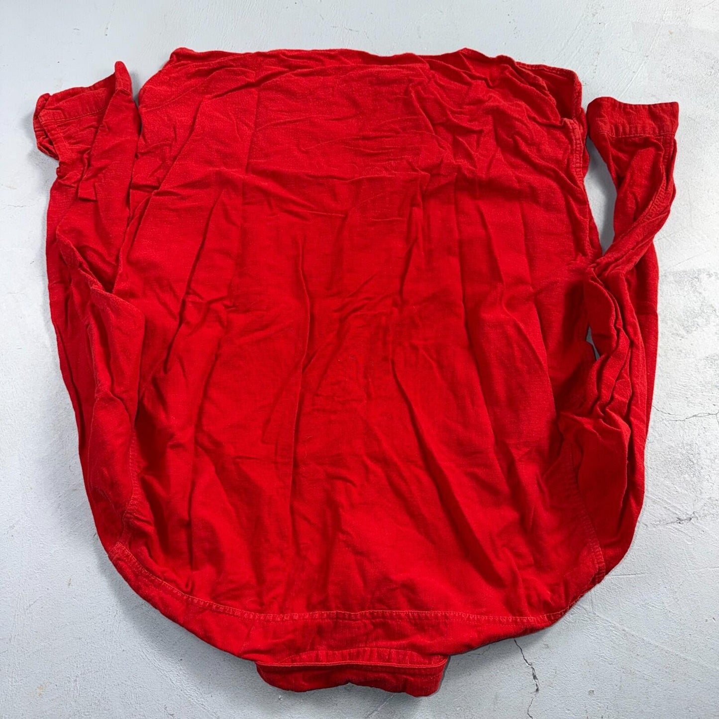 Vintage Winter King Cotton Flannel Shirt 40s 50s Sanforized Large Red Rockabilly