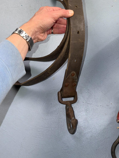 VTG Bell System Telephone Repairman Tool Bag Case Lineman Belt Canvas 50s 60s