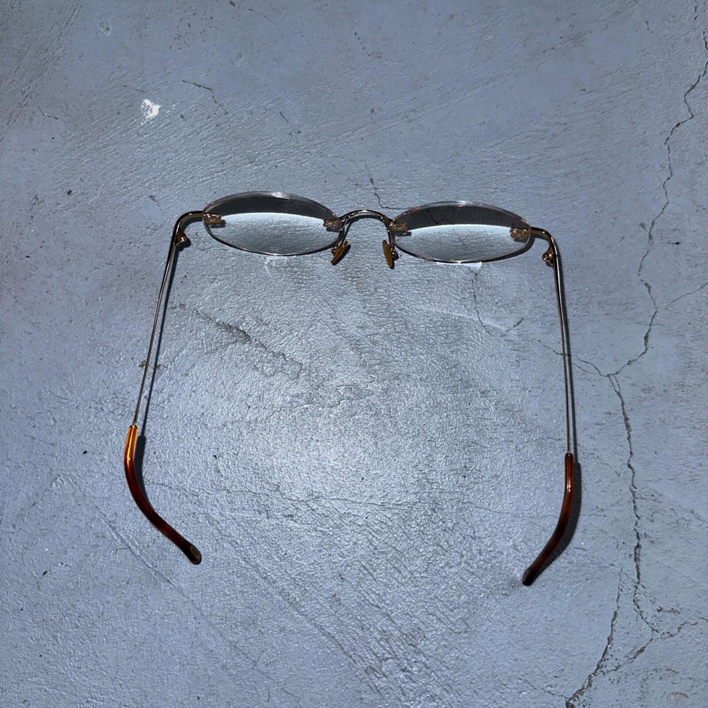 Safilo Design SD 3100 RX500 Eyeglasses Frames Rimless Titanium Gold 00-17-135