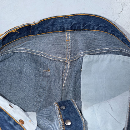 Levis 501 Vintage 90s USA XX Straight Leg Jeans Blue Med Wash 33x32 Act 33x31