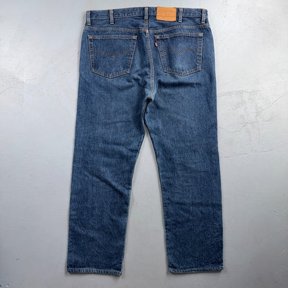 Levis 501 Vintage 80s USA XX Straight Leg Jeans Blue Med Wash 40x32 Act 39x29