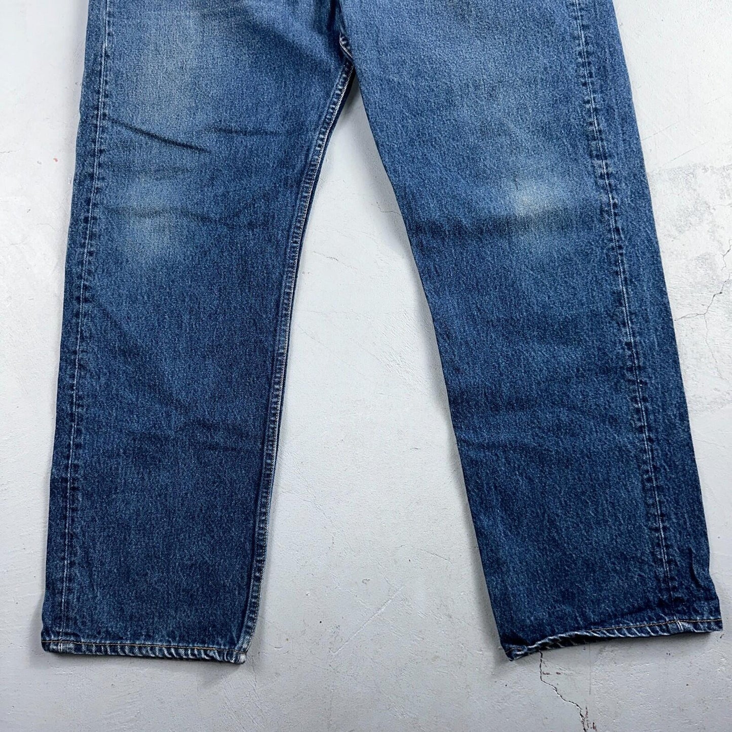 Levis 501 Vintage 80s USA XX Straight Leg Jeans Blue Med Wash 42x33 Act 37x28