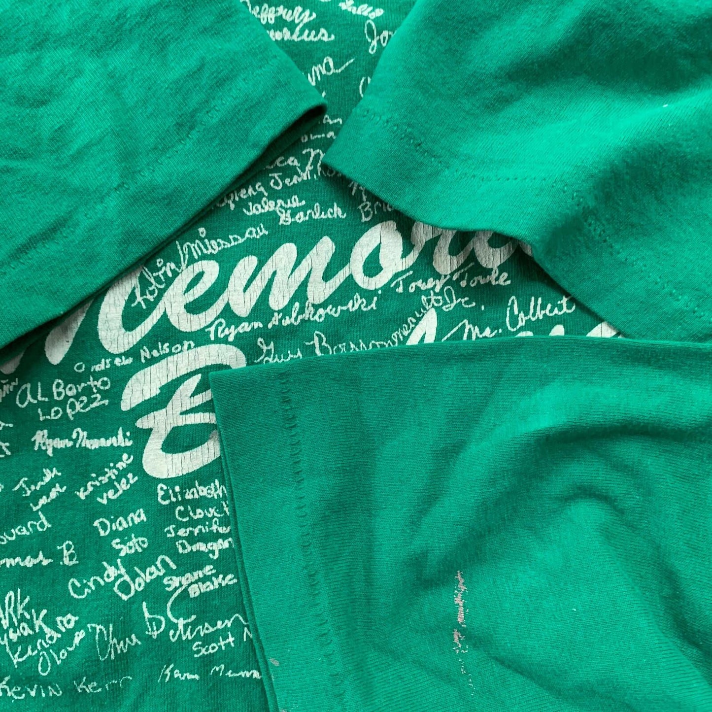 Music Green Cool Memorial Boulevard 1997 Vintage T Shirt 90s Autograph Rare