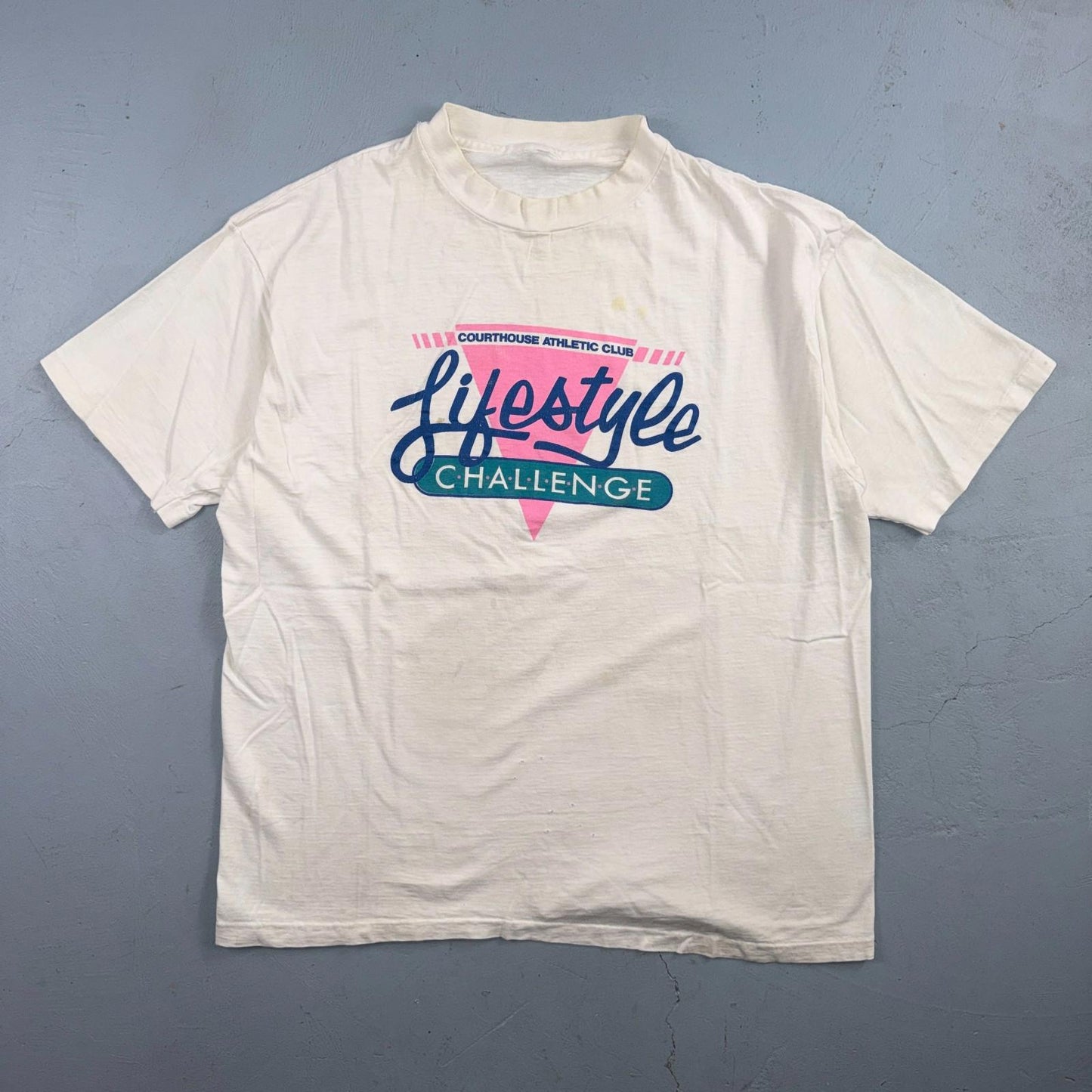Courthouse Athletic Life Style VTG Single Stitch T Shirt 90s PDX Gym Portland