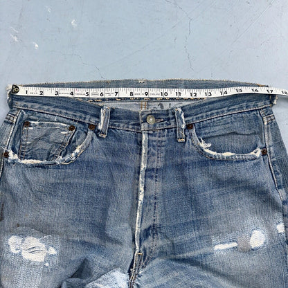 Levis 501 Big E Vintage 60s Redline Selvedge USA XX 1960s Jeans 66 Act 34x28