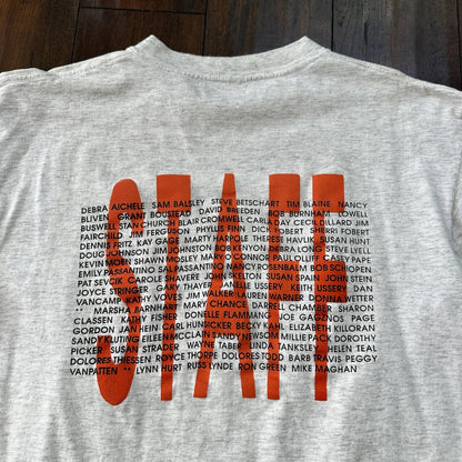 Oneita 90s Lot 2 Vintage T Shirt Dallas Oregon Dragons Basic White Grey Rap