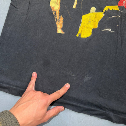 VTG 90s Gear Daddies Band Graphic Alternative Rock Country Rock T Shirt Black XL