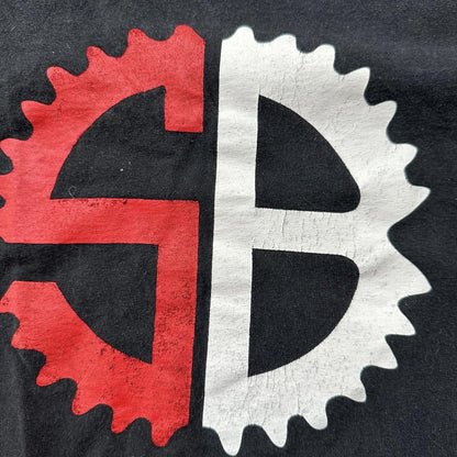 Santiam Bicycle Vintage T Shirt Biking Fun Sports Graphic Gym Running Black Y2K