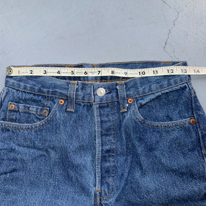 Levis 501 Vintage 80s USA XX Straight Leg Jeans Blue Med Wash 30x32 Act 26x28