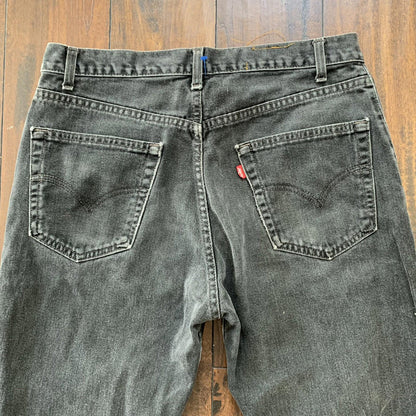Vintage 90s Levis 505 XX 34x32 501 USA Jeans Black Canada Act 32x28