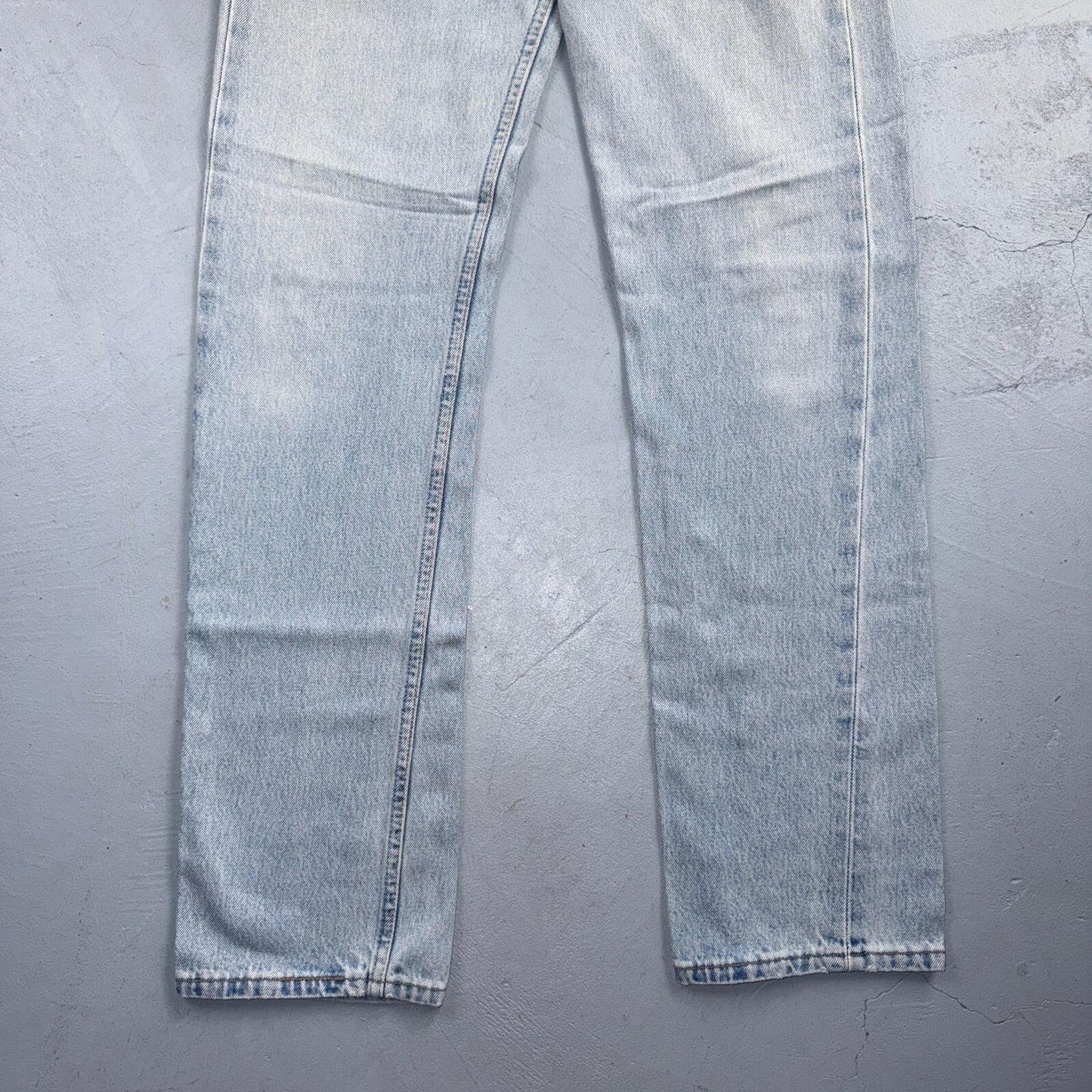 Levis 501 Vintage 90s USA XX Straight Leg Jeans Blue Light Wash 30x34 Act 29x32