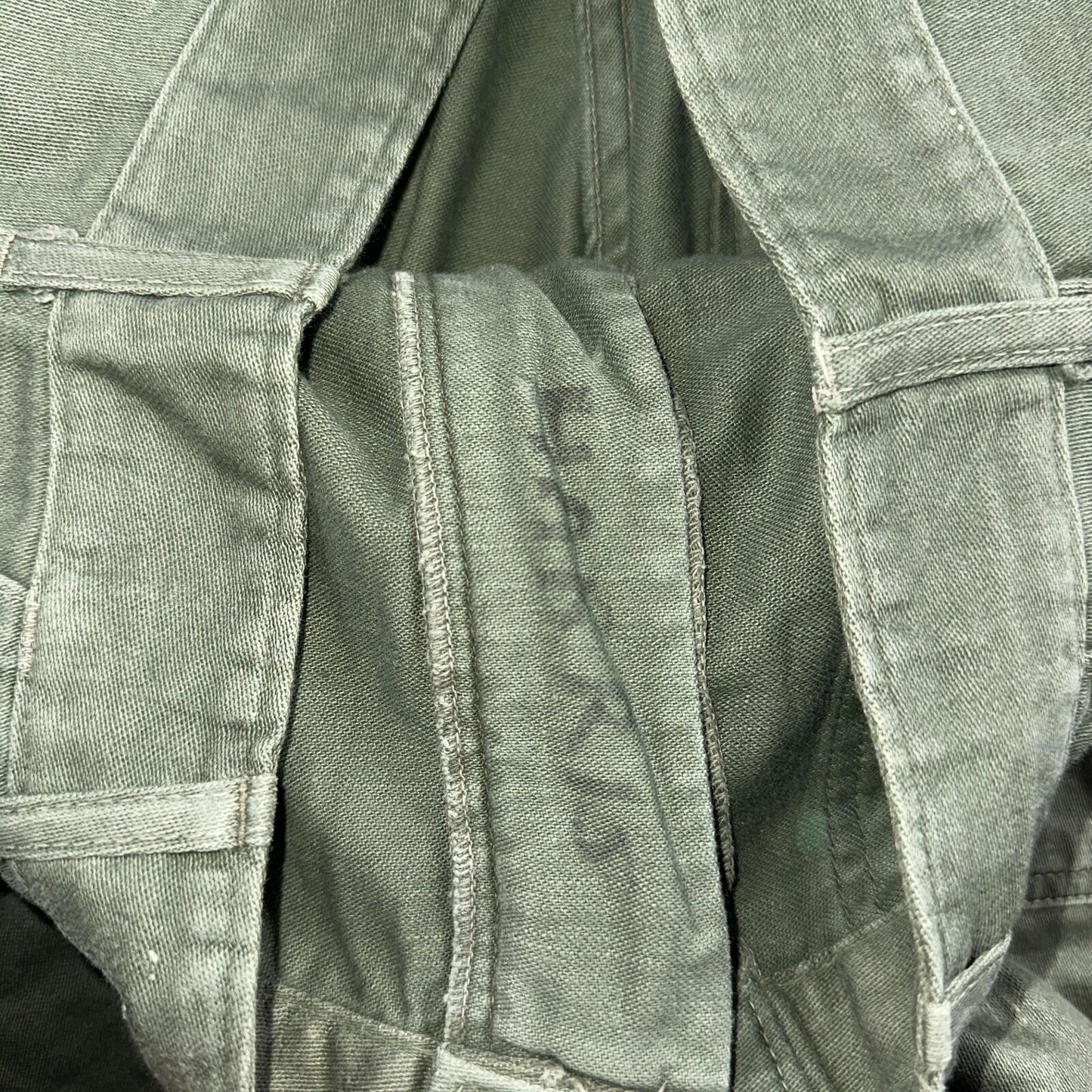 Vintage 1960s 70s Vietnam OG 107 Fatigue Pants 60s Zipper Fly Act 29x31