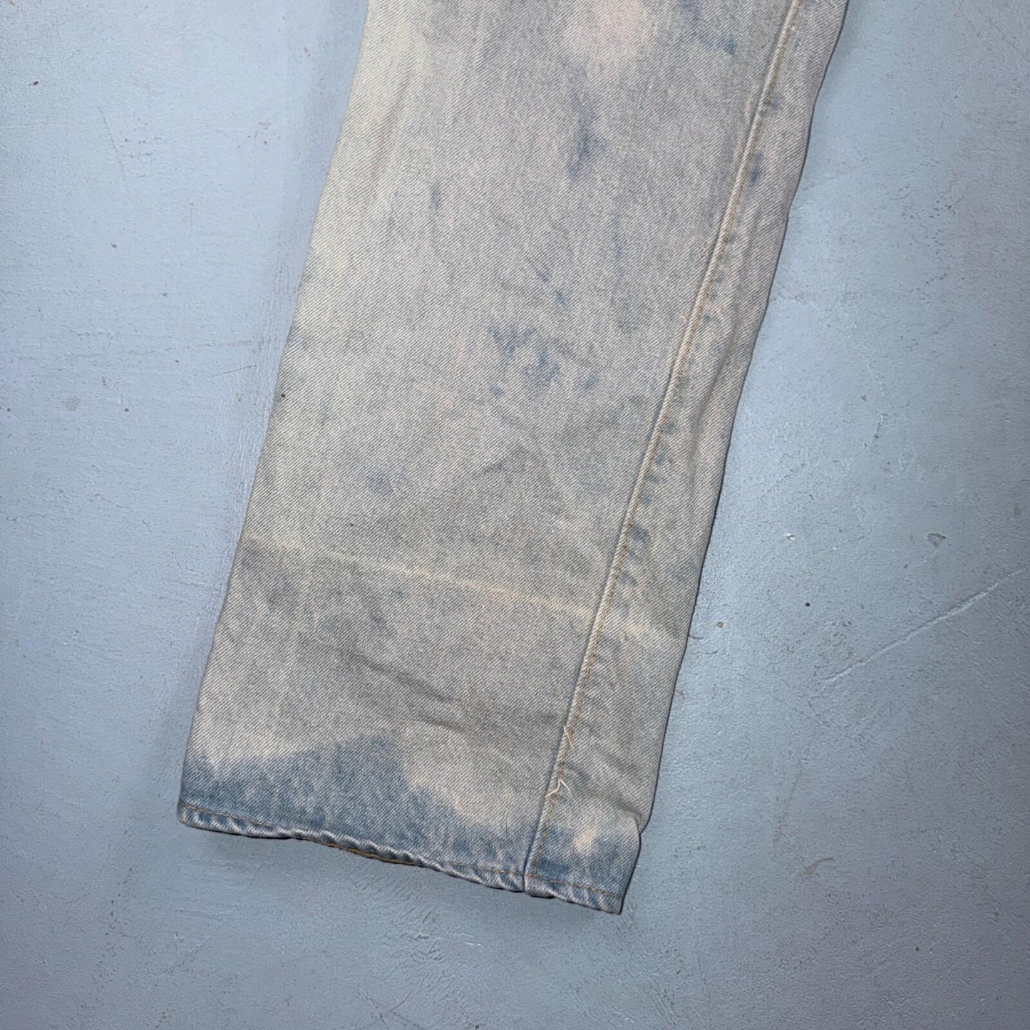 Levis 501 Vintage 80s Redline Selvedge USA XX Jeans Bleach Wash 32x40 Act 30x35