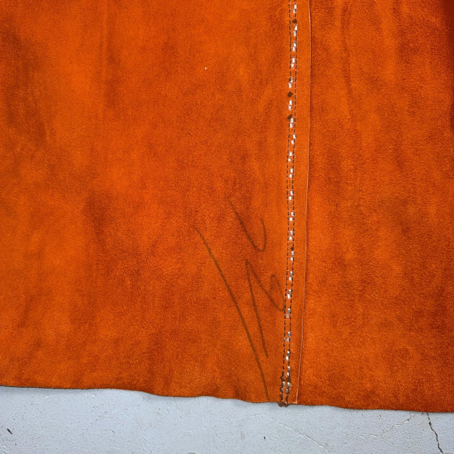 VTG 60s 50s Brown Suede Leather Button Jacket Western Snap Rockabilly Staple