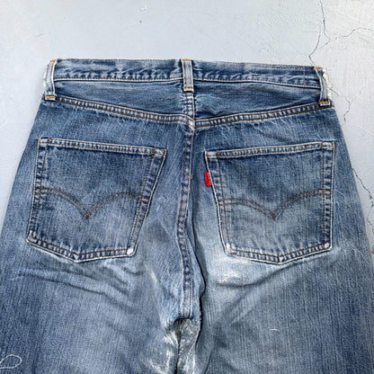 Levis 501 Vintage 70s SS Redline Selvedge USA Jeans Light Wash XX Act 31x26