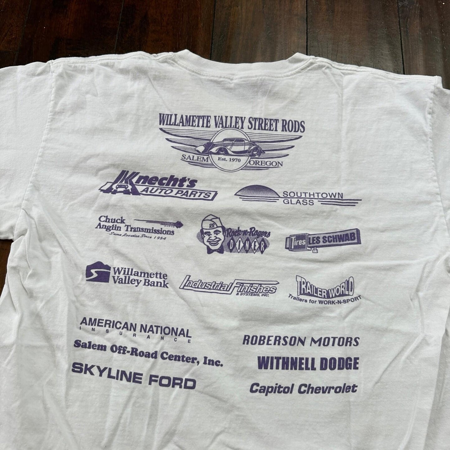 Carousel Cruise Cars 2002 VTG T Shirt Nascar Racing Old Antique Salem Riverfront