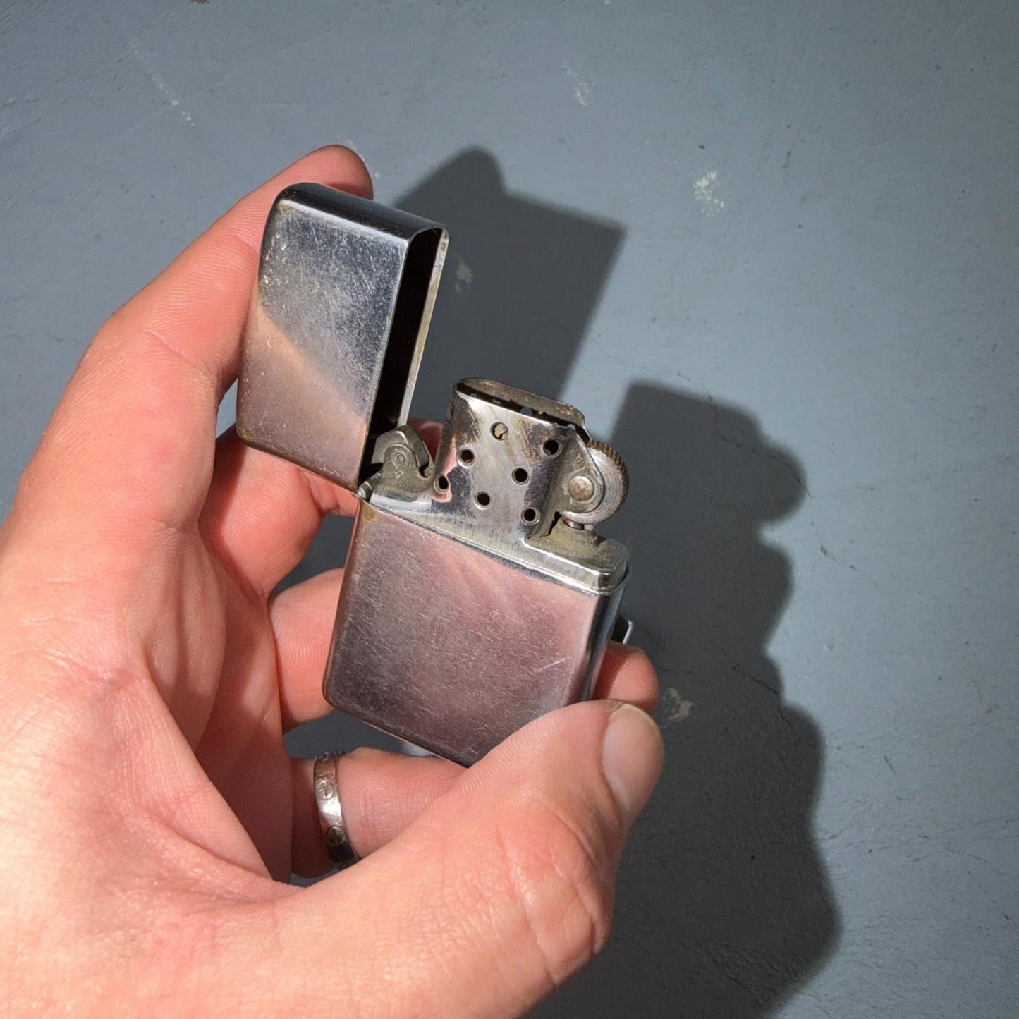 Lot Of 3 Vintage Zippo Lighters Silver Tone Bradford Pennsylvania PA Refillable