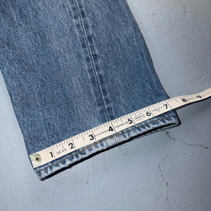 Levis 501 Vintage 80s Redline Selvedge USA XX Jeans Light Wash 30x34 Act 28x29