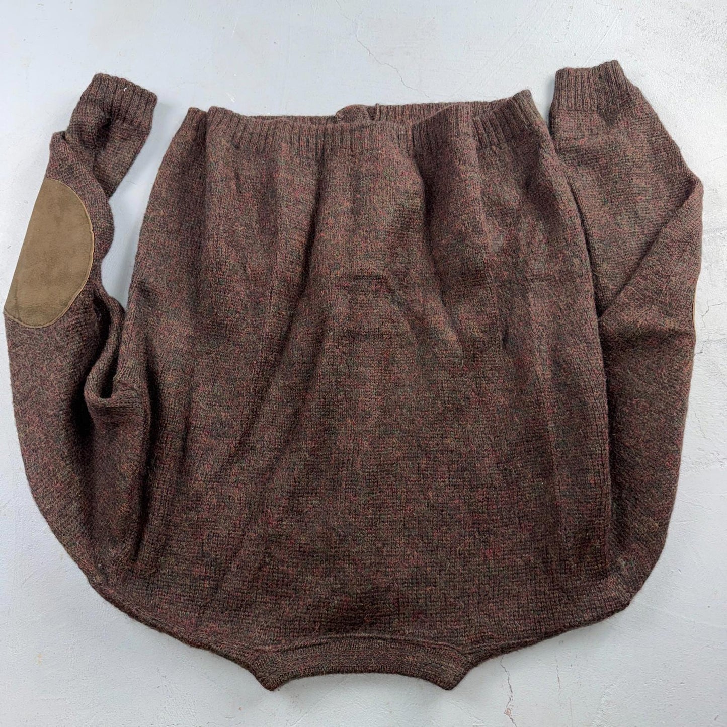 VTG 60s Kid Mohair Cardigan Sweater Medium Cobain Shaggy Wool Rockabilly 1960s