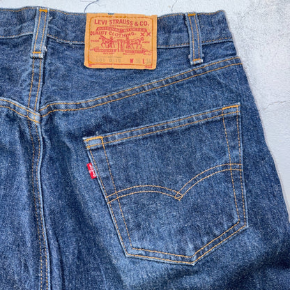 Levis 501 Vintage 80s USA XX Straight Leg Jeans Blue Dark Wash 36x34 Act 33x33