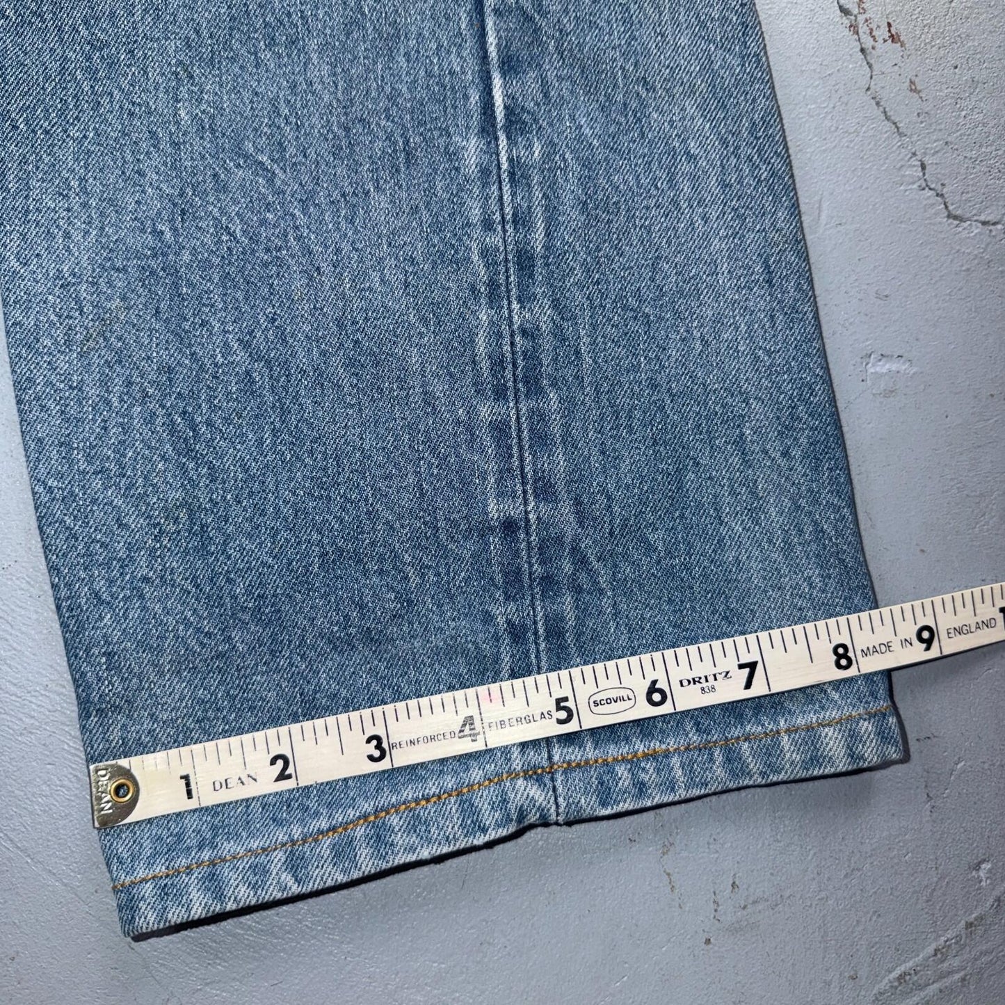 Levis 501 Vintage 80s Redline Selvedge USA XX Jeans Light Wash 35x32 Act 33x29