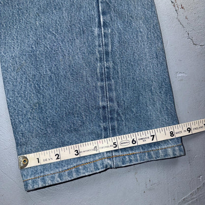Levis 501 Vintage 80s Redline Selvedge USA XX Jeans Light Wash 35x32 Act 33x29