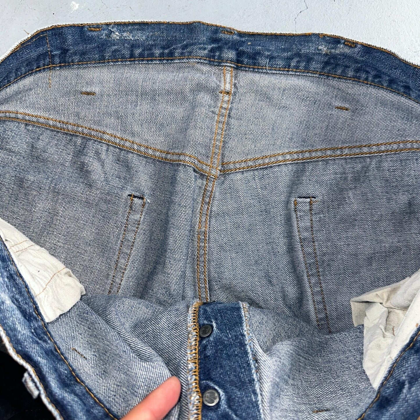 Levis 501 Vintage 70s SS Redline Selvedge USA XX Jeans Med Wash 48x30 Act 44x26